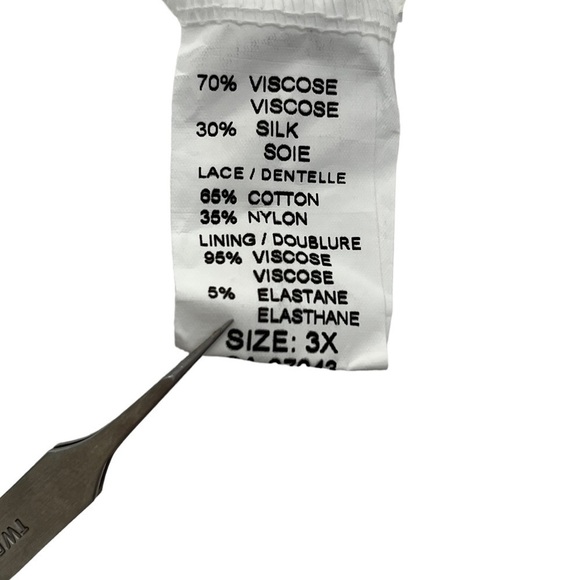 BELLAMBRA Plus Size Lace Long Sleeve Blouse NWT - Picture 8 of 10